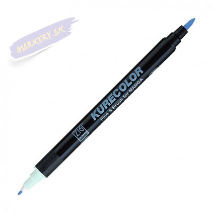 12768 1 kuretake zig kurecolor fine brush 340 haze blue