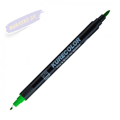 12834 1 kuretake zig kurecolor fine brush 506 ocean green