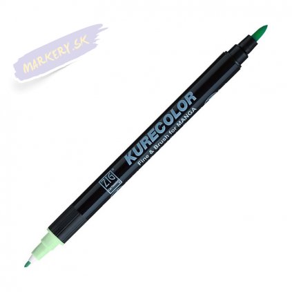 12840 1 kuretake zig kurecolor fine brush 520 green shadow