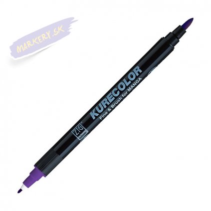 12867 1 kuretake zig kurecolor fine brush 607 violet