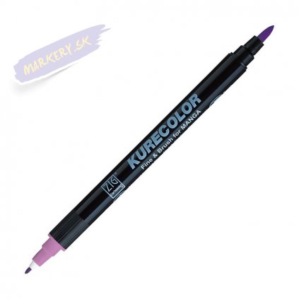 12873 1 kuretake zig kurecolor fine brush 634 light violet