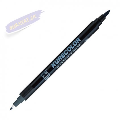 12951 1 kuretake zig kurecolor fine brush 827 blue gray 4