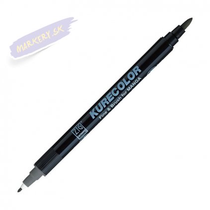 12957 1 kuretake zig kurecolor fine brush 829 dark steel gray