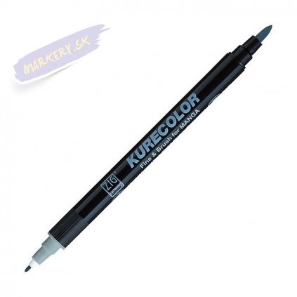 12963 1 kuretake zig kurecolor fine brush 833 blue gray 2