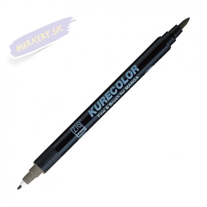 13056 1 kuretake zig kurecolor fine brush w07 warm gray 7
