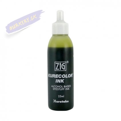 13092 1 kuretake zig kurecolor refill ink 25ml 140 mellow yellow