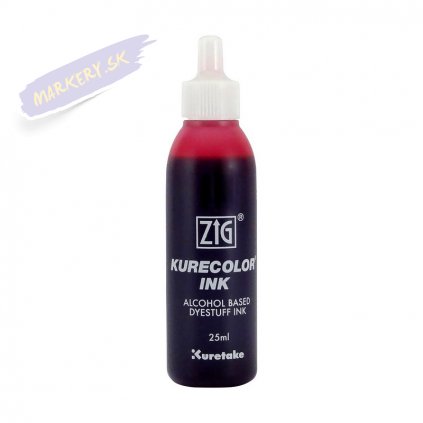 13125 1 kuretake zig kurecolor refill ink 25ml 229 dark pink