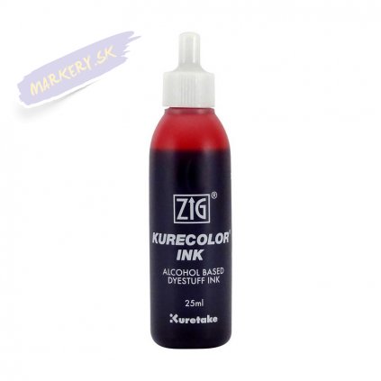 13134 1 kuretake zig kurecolor refill ink 25ml 266 wine red