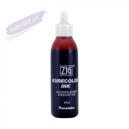 13137 1 kuretake zig kurecolor refill ink 25ml 268 deep red