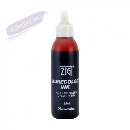 13140 1 kuretake zig kurecolor refill ink 25ml 285 blood red