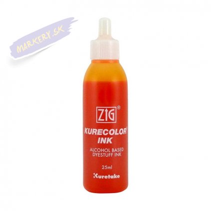 13197 1 kuretake zig kurecolor refill ink 25ml 404 bright yellow