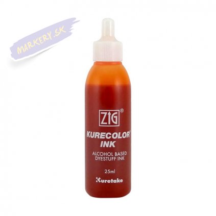 13200 1 kuretake zig kurecolor refill ink 25ml 406 cadmium orange