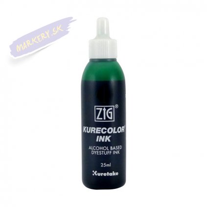 13245 1 kuretake zig kurecolor refill ink 25ml 508 green