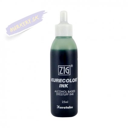 13248 1 kuretake zig kurecolor refill ink 25ml 520 green shadow