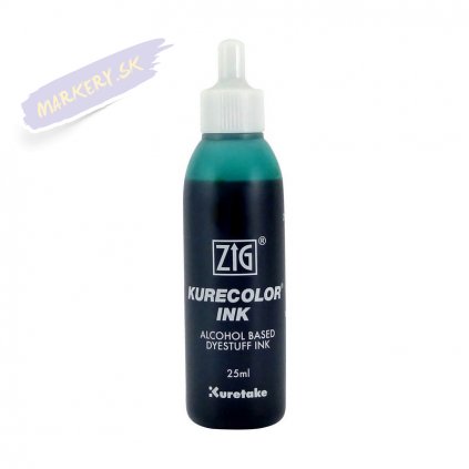 13254 1 kuretake zig kurecolor refill ink 25ml 534 turquoise green