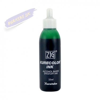 13266 1 kuretake zig kurecolor refill ink 25ml 553 emerald green