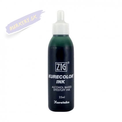 13269 1 kuretake zig kurecolor refill ink 25ml 567 deep green