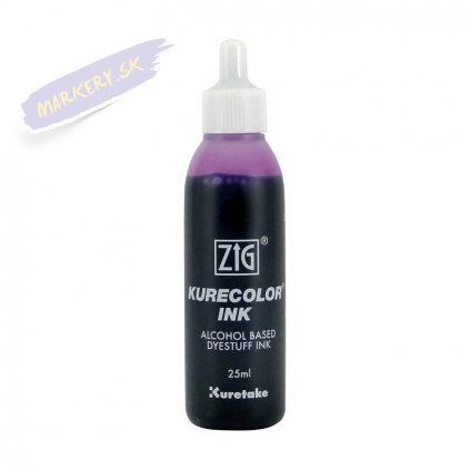 13281 1 kuretake zig kurecolor refill ink 25ml 634 light violet