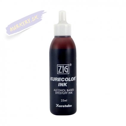 13308 1 kuretake zig kurecolor refill ink 25ml 738 burnt sienna