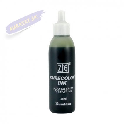 13386 1 kuretake zig kurecolor refill ink 25ml 841 pale dawn gray