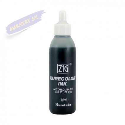 13389 1 kuretake zig kurecolor refill ink 25ml 842 green gray 2