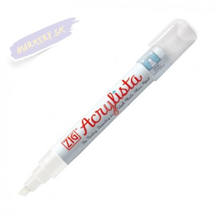 13485 2 kuretake zig acrylista 6mm 000 arctic white