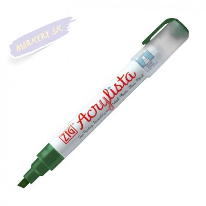 13533 2 kuretake zig acrylista 6mm 441 forest green