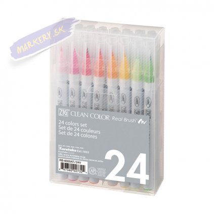 13923 2 kuretake zig clean color real brush 24ks basic