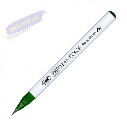 14004 2 kuretake zig clean color real brush 040 green