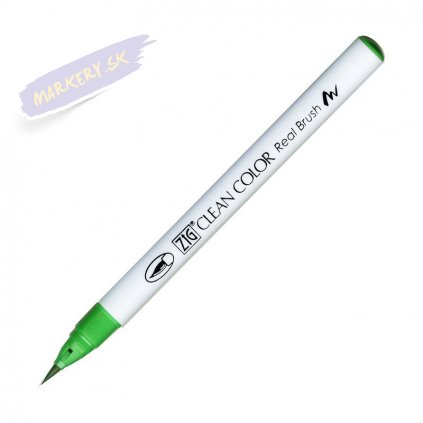 14028 2 kuretake zig clean color real brush 048 emerald green