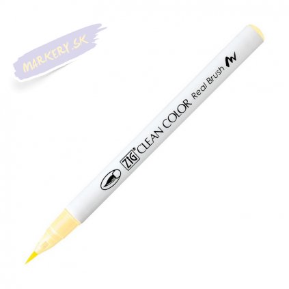 14049 2 kuretake zig clean color real brush 055 pale yellow