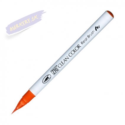 14082 2 kuretake zig clean color real brush 070 orange