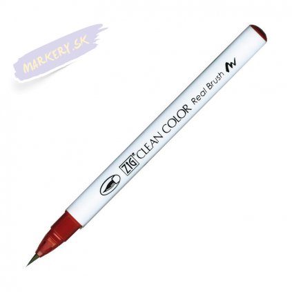 14166 2 kuretake zig clean color real brush 260 deep red