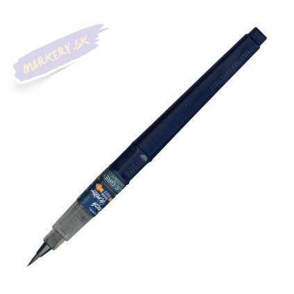 14268 2 kuretake zig brush writer 092 blue gray