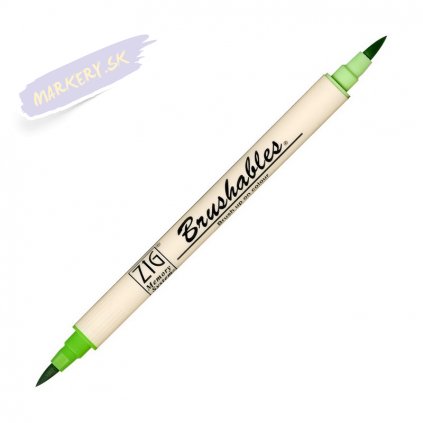 14487 1 kuretake zig memory system brushables spring green