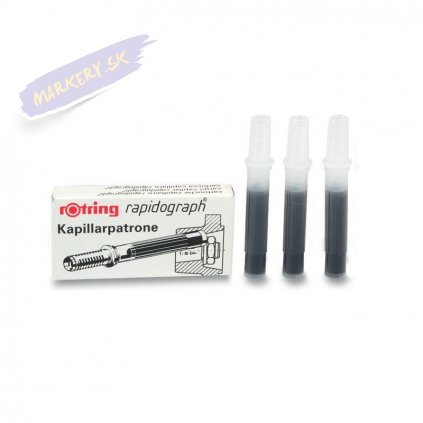 14826 1 nahradni bombicky rotring rapidograph cerna