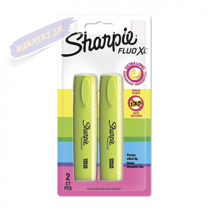 15147 1 sharpie zvyraznovac fluo xl 2ks zluty