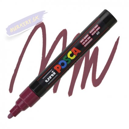 15708 2 uni posca akrylovy popisovac 5m bordo 60