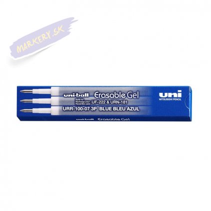 16368 1 napln do uni erasable gelove gumovaci 0 5mm modra 3ks