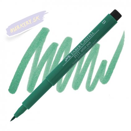 16848 3 faber castell pitt artist pen b 264 dark phthalo green