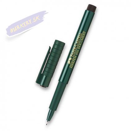 16950 2 faber castell finepen 0 4mm cerny