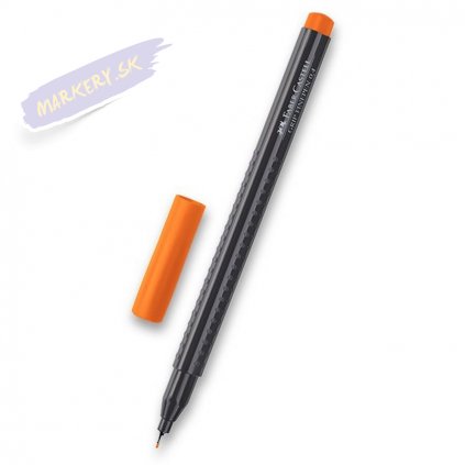 16968 1 faber castell grip finepen 0 4mm oranzovy