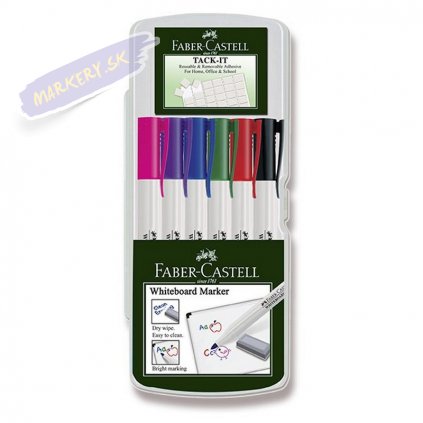 17364 1 faber castell whiteboard slim set 6ks b