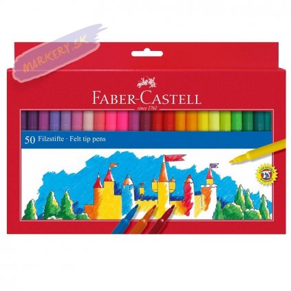 17379 1 faber castell skolni fixy set 50ks