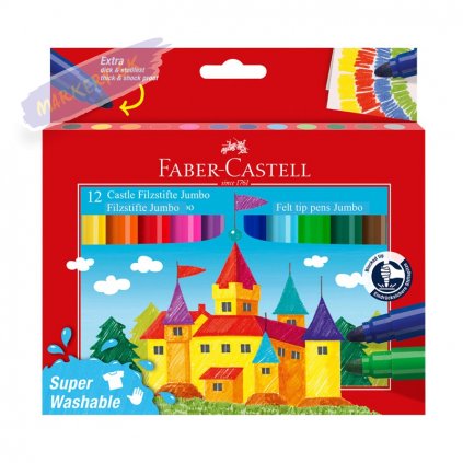 17382 1 faber castell detske fixy jumbo set 12ks