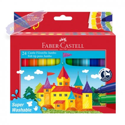 17385 1 faber castell detske fixy jumbo set 24ks