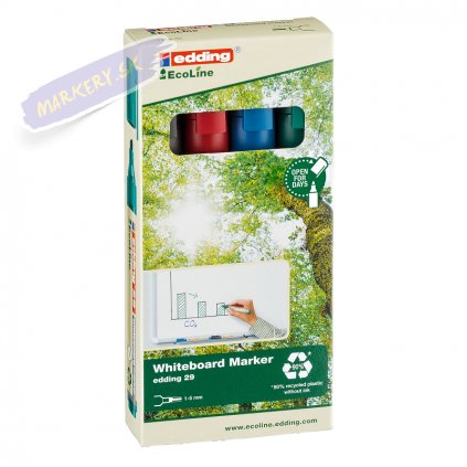 18201 1 edding 29 ecoline na bile tabule 4ks