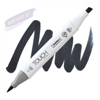 1914 2 120 black touch twin brush marker