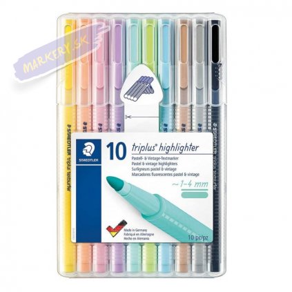 19266 1 zvyraznovac staedtler textsurfer triplus pastel 10ks