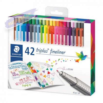 19413 2 liner staedtler triplus 0 3mm box 42ks